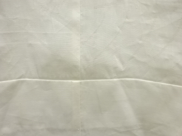  アンティーク　透かし織流水に花模様夏用長襦袢